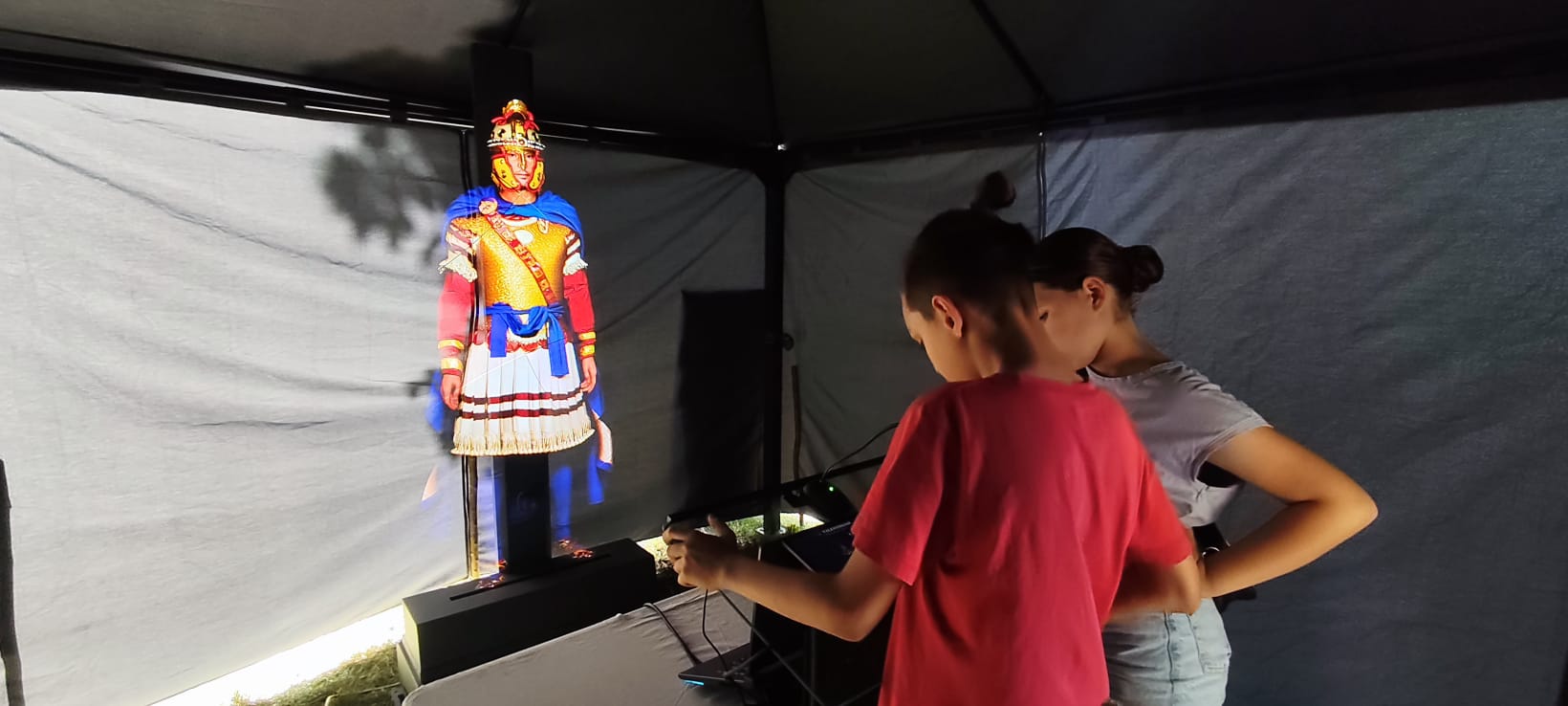 Ljudski hologram rimskog vojnika 3